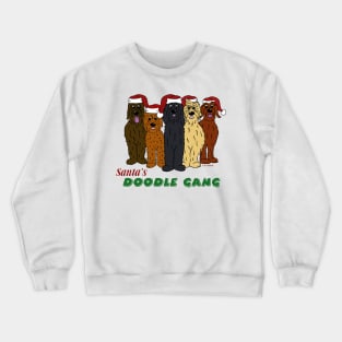 Santa's Doodle Gang Crewneck Sweatshirt